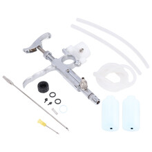 Screw Cap Reagent Bottle Stainless Steel Components Quick Injection Tool Durable Non Toxic Livestock Syringe For Sheep And Ducks