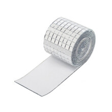 Square Glass Mosaic, Mini Mirror Stickers For Diy Disco Party Decor, Real Glass Material Craft Projects, Easy Installation Mirror Mosaic Tiles For
