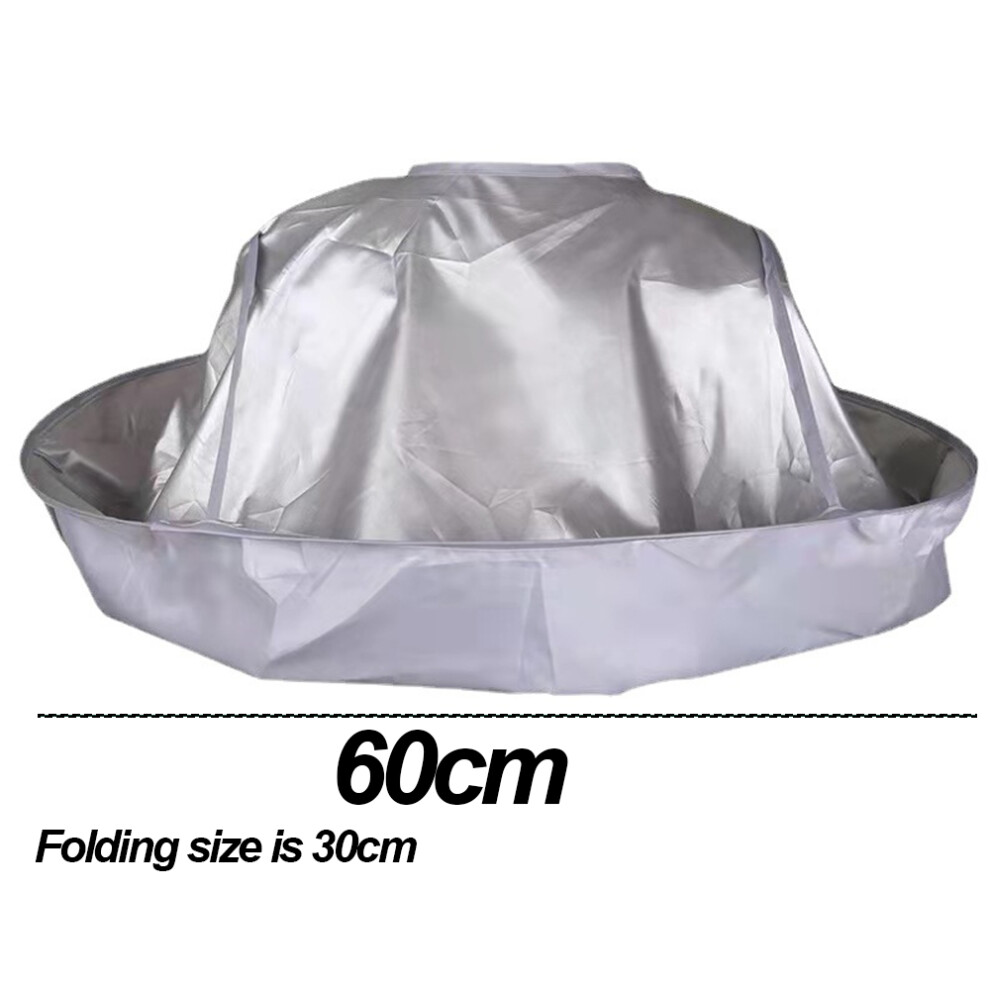 Ergonomic Design, Lightweight Hair Cutting Cape for Children and Adults, Foldable Umbrella Barber Cape with Adjustable Neck Closure, Perfect for Home