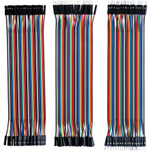 Fils de connexion à code couleur, câbles de connexion réutilisables pour plaques d'essai, avec 36 accessoires divers.