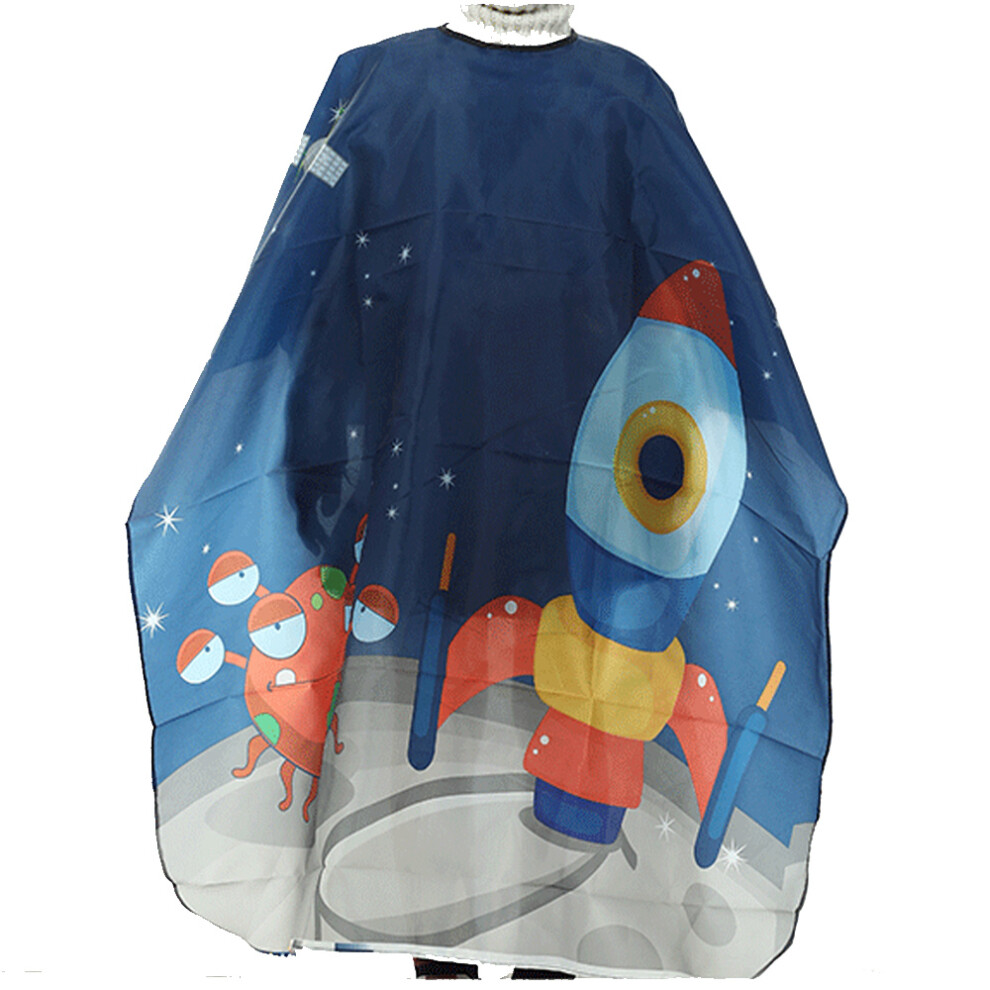 Barber Capes for Kids - Waterproof Fabric, Adjustable Snaps for Neck, Anti-Wrinkle & Anti-Static, Reusable & Easy to Clean (Polyester), Suitable for