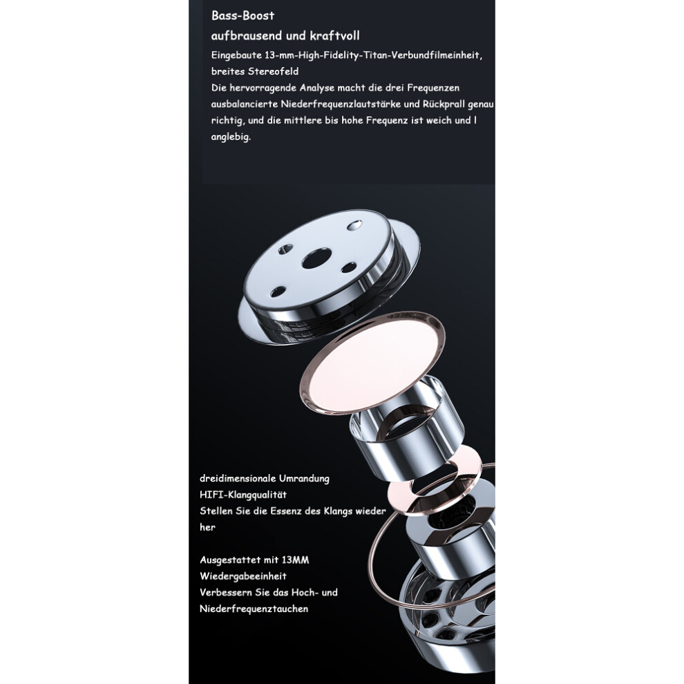 Bluetooth 5.0 Headphones, Ultra-Low Latency For Seamless Audio Sync, Ergonomically Designed U-Shaped Earbuds For Comfort, 4-Mics Clear Call Ensuring 9128293485159