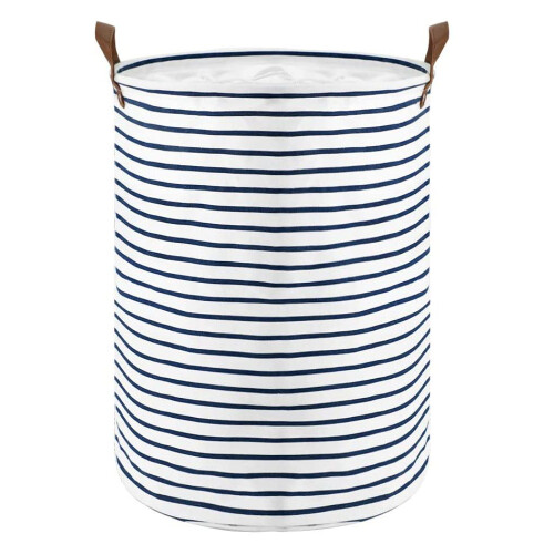 Strong Handles Laundry Hamper, Thick Polyester Material Ensures Longevity, Collapsible Design for Convenient Storage, Waterproof Coating Protects