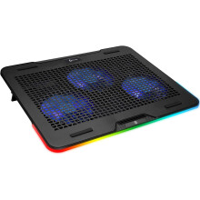 Refroidisseur pour ordinateur portable gaming avec grand ventilateur pour un refroidissement maximal, compatible avec toutes les tailles, support de