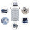 Strong Handles Laundry Hamper, Thick Polyester Material Ensures Longevity, Collapsible Design for Convenient Storage, Waterproof Coating Protects 5