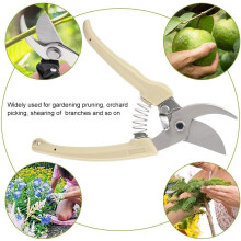 Handsnoeischaar, microtipschaar, roestvrijstalen bladen, krachtige trimmer voor bloemen, takken en bladeren, ergonomisch gevormde handgrepen voor