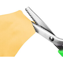 Zig Zag Sewing Scissors, Expert Craftsmanship In Every Cut With Heavy Duty Pinking Shears, Stainless Steel Blades, And Ergonomic Comfort Grip Handles