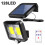 Outdoor Solar Wall Lamp, Smart Security Solar Flood Light, With Sensitive Pir Motion Sensor And Separate Panel 2