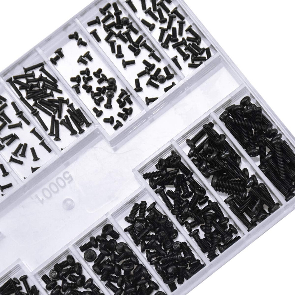 Micro Repair And Laptop Screws Kit, Alloy Steel Oxidative Blackening For Wide Used Repair Kit Including Ssd, Notebook Computers, And More 9128293534161