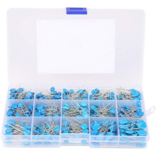 Kit d'assortiment professionnel de condensateurs céramiques pour couplage de dérivation, condensateurs haute tension 3000 V / 3 kV revêtus de