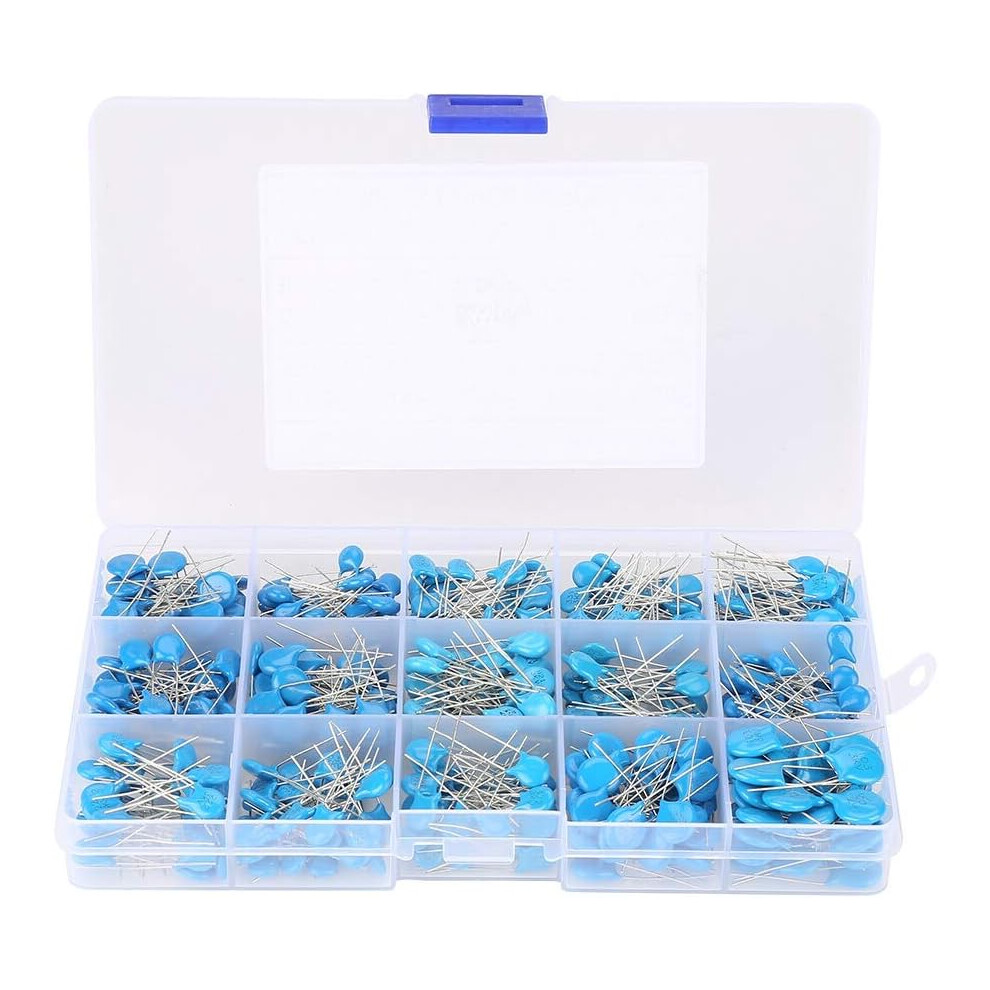 Compact Ceramic Capacitor Assortment, Stable Capacitance Components For Long-Lasting Performance, Humidity Resistant And Wide Application In 9340258623394