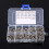 Professional Machine Screws Set, Stainless Steel Assortment Kit for Precision Work, Hex Socket Head Screws with Storage Box for Easy Access 6