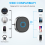 Ασύρματος δέκτης ήχου με Bluetooth 5.0, φορητός σχεδιασμός για κλήσεις hands-free, σύνδεση 4