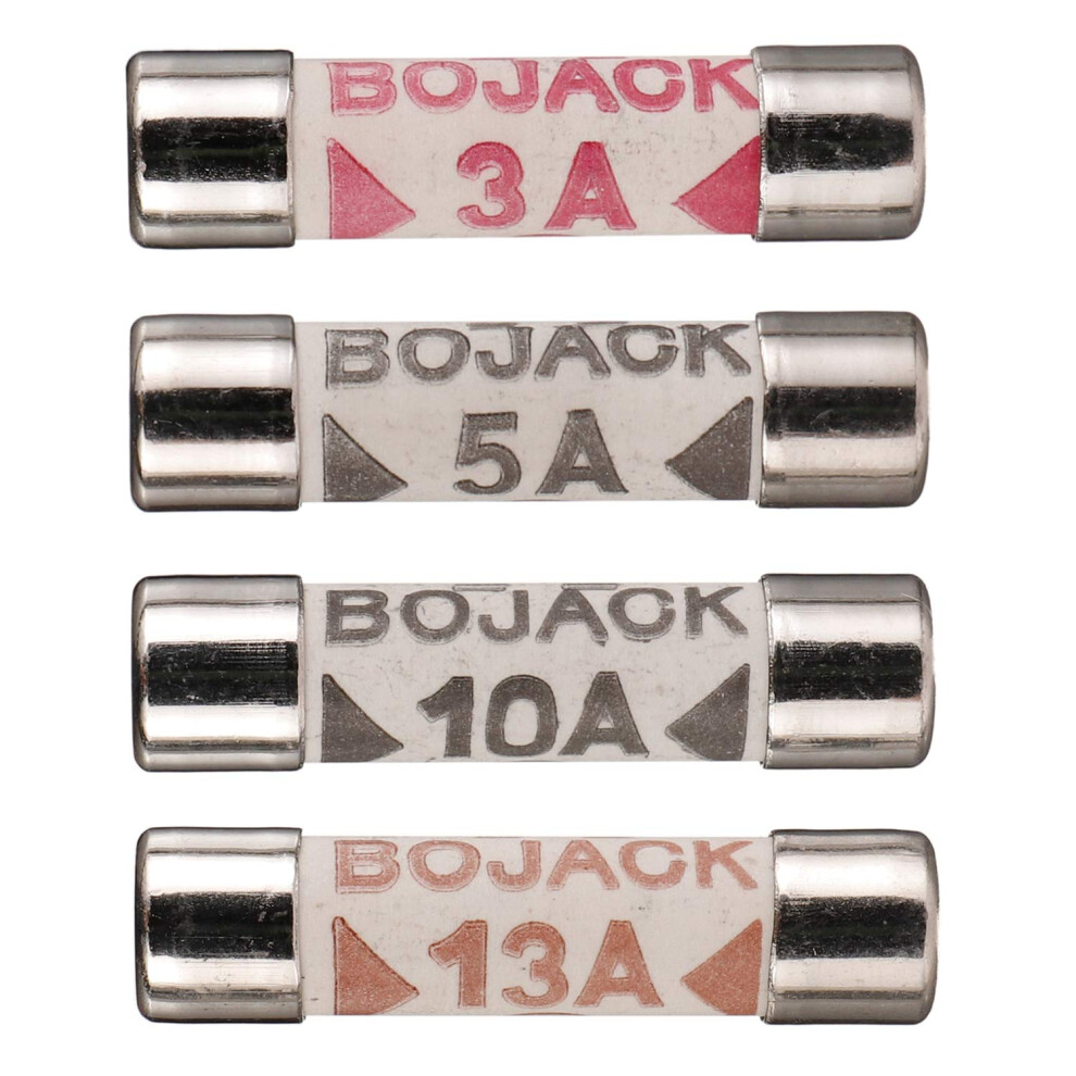 Reliable Protection For Your Electrical Appliances, Clear And Silver Tone Fast Blow Glass Fuses Assortment Kit With Breaking Voltage Of 240V To 9128293537896