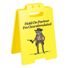 Funny Office Desk Warning Signs Gag Gift for Coworkers teammate