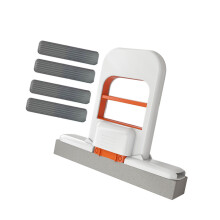 Recyclable Spongiform Head Wipe Pliable-White orange with sp