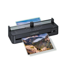 2in1 Hot and Cold Laminator for A3, Corner Rounding, Photo/Document/Card Laminating Machine for School and Home Use