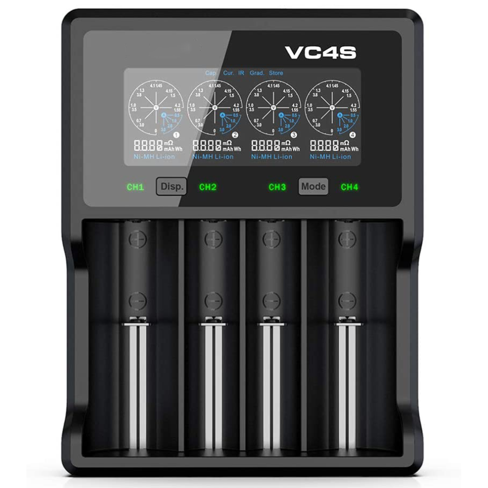Battery Charger, Universal Charger With Smart Lcd Display For Rechargeable Batteries, Heat Dissipation, Multiple Protection 9405630131604