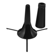 1 Trumpet stand with mute foot support for trumpets, stable holder for musical instruments for storing and displaying trumpes.