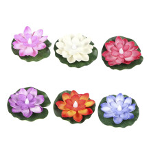 Lotus Floating Water Lamp LED Candle for Outdoor Ponds