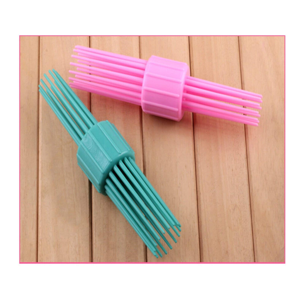 Heatless Hair Curlers Hair Rollers Set, No Heat Curling Tools for All Hair Types, 2Pcs Styling Comb