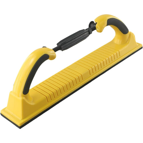 Rectangular Planer Tool for Grinding Car Putty Ash Surfaces, Handheld, Lightweight Design, Ergonomic Grip 1
