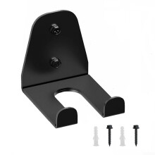Multi Hook Wall Mounted Barbell Holder Rack Steel Construction For Dumbbells And Fitness Gear Garage Gym Double Hooks