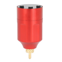 Kabellose Tattoo-Stromversorgung 1300 mAh, wiederaufladbar, Rot, 67 mm