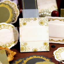 Exquisite Scrapbook Stick Notes 15 Sheets for Photo Albums, Special Paper Type 3