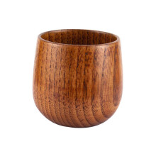 Wooden Tea Cup Japanese Solid Wood Coffee Mug with Natural Lacquer for Tea Sake and MultiDrink Use