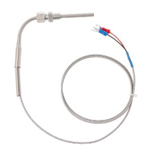 1001250C Stainless Steel EGT Temperature Sensors Thermocouple Type K for Exhaust Gas Temperature Probe 1m/2m/3m/4m/5m (Color: 1M)