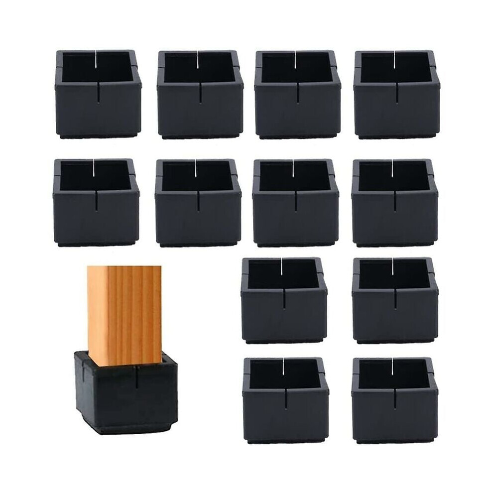Square Furniture Leg Protectors, Non Slip Furniture Pads For Noise Reduction And Shock Absorption, Easy Installation Furniture Feet Caps For Home, Off 9468298635372