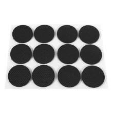 Rubber Feet for Furniture, Non Slip Pads with Self Adhesive Base, Furniture Floor Protectors Round Grippers for Noise Reduction, Prevent Sliding and S