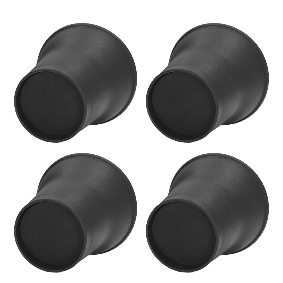 Black 6" Horn Shaped Plastic Risers - Boost Bed Or Sofa Height 4981375058208