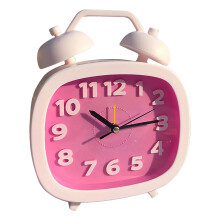 Loud Alarm Clock For Heavy Sleepers Non Ticking Alarm Clock Battery Operated Small Alarm Clock With Retro Design Vintage Look Super Silent Durable