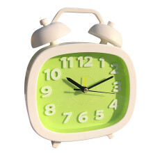 Vintage Look Alarm Clock Battery Operated Small Alarm Clock Loud Alarm Clock For Heavy Sleepers Super Silent Non Ticking Durable Construction Easy To