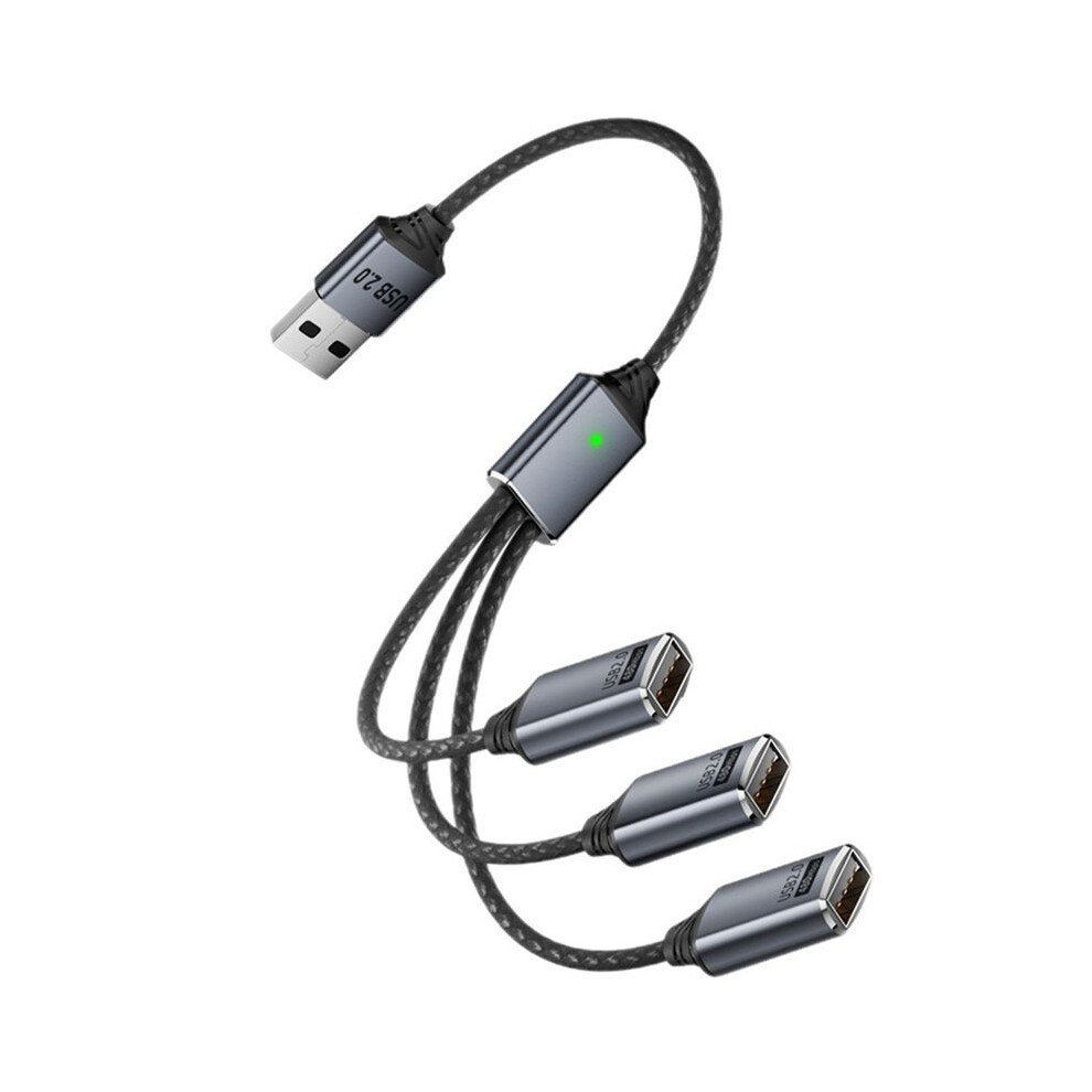 Splitter Cable Otg Usb Hub 2.0 Male To Female Extension Cord Data Charger Adapter For Phone Printer Usb Flash Usb 4712358664334