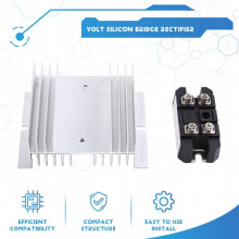 Volt Silizium Einzel 1 Phase Diode Metallgehäuse Brückengleichrichter MDQ 100A Amp 1600V Einphasen-Gleichrichter Brückenmodul
