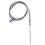 Steel Temperature Probe Pt100 RTD Sensor Cable 2M 98 mm 3 Wires -50 ~ 400 Celsius 1