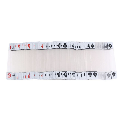 Carte da gioco con carte da poker innovative e trasparenti in plastica trasparente