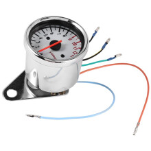 Universal Motorrad Roller 13000 RPM Analog Tachometer Lehre Nachtlicht