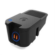 For XC60 S90 V90 S60 Only Model with Cigarette Lighter Car Magnetic Wireless Charger Induction Fast Charging