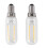2X E14 3W Led Dunstabzugshaube Warmweiß 1