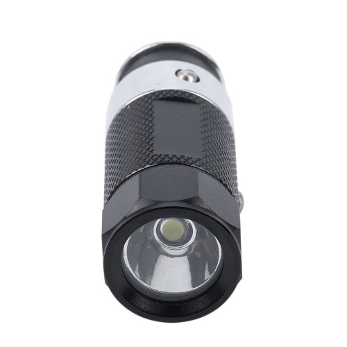 1pcs  Led flashlights Car Cigarette Lighter led Rechargeable Flashlight 2