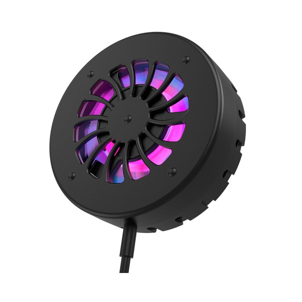 Mobile Phone Magnetic Wireless Charger Cooling Fan Cooler Radiator For Smartphones Wireless Charger Fan Black 4713844571990
