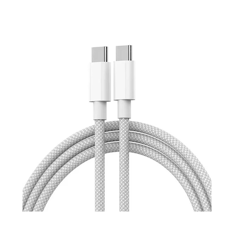 Usb Type C To Usb C Cable Pd 60W Fast Charging Charger Wire Cord For 16 15 Series Type-C Usbc Cable 2M White 4711607423562