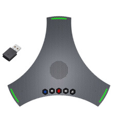 Omni-Directional Microphone Portable Conference Speaker -5M Pickup Radius Wireless Cascade Microphone