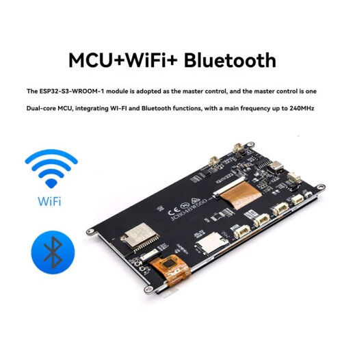 ESP32S3 4,3-Inch IPS-Display-Ontwikkelingsbordmodule 480x272 LCD 8M PSRAM 4M FLASH WiFi  voor LVGL-Programmering 1