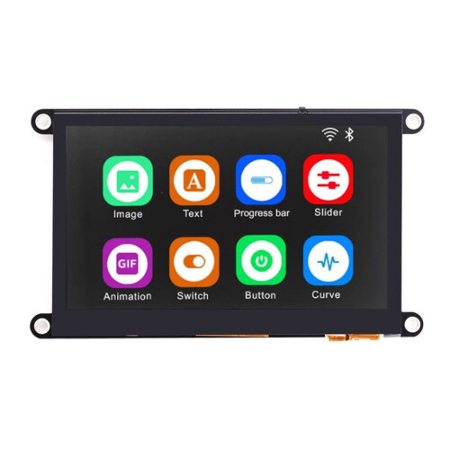 ESP32-S3 8M PSRAM 4M FLASH 4.3-Inch IPS Capacitive Touch 480x272 LCD Display Module with WIFI and 1