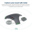 Omni-Directional Microphone  Wireless Cascade Microphone 5M Pickup Radius 360 Voice Pickup with Extended Wheat 8